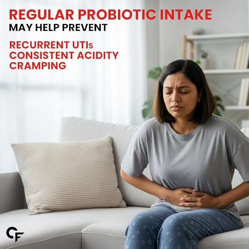 Image of Carbamide Forte Women's Probiotics Supplement 60 Billion CFU | Gut Health Supplements with Cranberry Extract | Pre & Probiotics Supplement for Gut Health | 60 veg Capsules