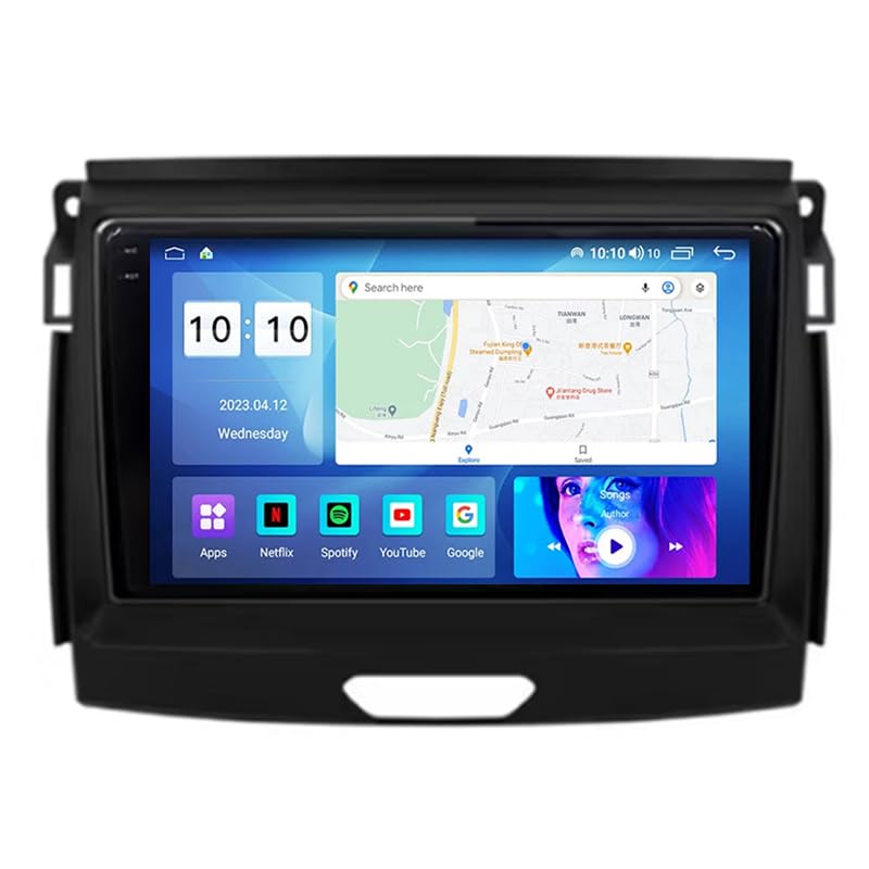 Pantalla Android Ford Ranger 2021 que soluciona los problemas de aparcamiento