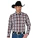 Wrangler Men's Wrinkle Resist Western Two Pocket Long Sleeve Shirt