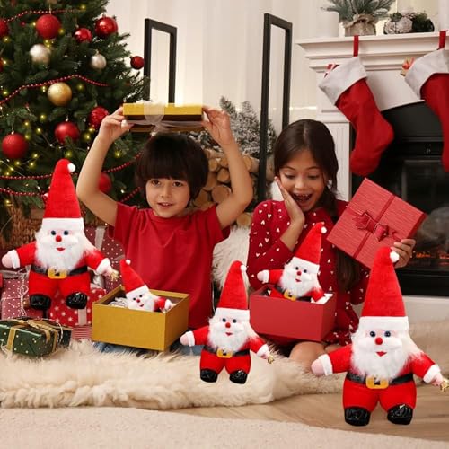 Image of Tickles Cute Santa Claus Soft Stuffed Plush Toy for Kids Boys & Girl Christmas Day Gift (Color: Red Size: 30 cm)