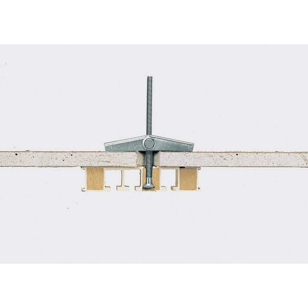 Fischer KD 3, Fissaggio ad ancora,per cartongesso, compensato e legno, ideale per fissare quadri, luci e mensole leggere, 50 pezzi per confezione,80181