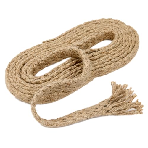 La Cordeline JN91 Sangle Jute 2 cm x 5 m, Naturelle, Marron
