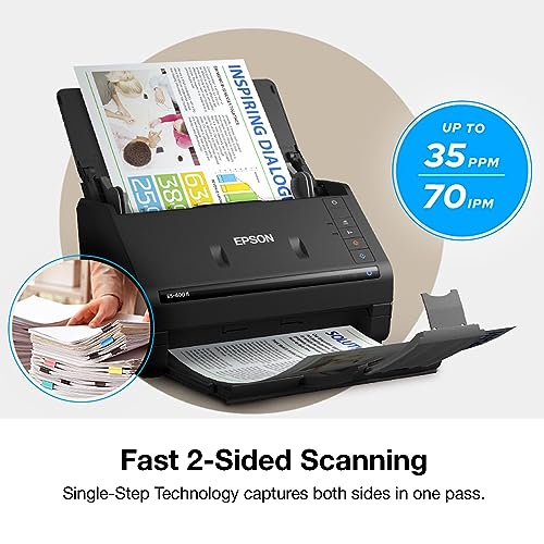 Epson ES-400 II Color Duplex Desktop Document Scanner thumb #4