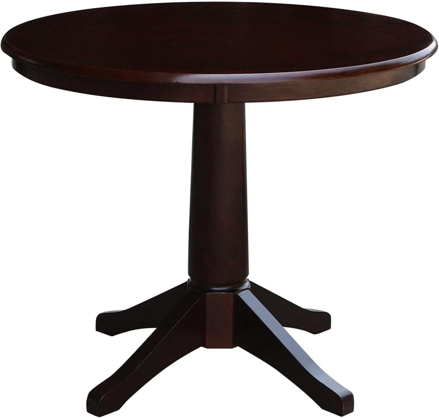 International Concepts 36" Round Top Pedestal Table - with 2 San Remo Chairs