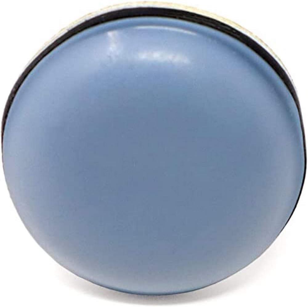 Adsamm® / 100 x Self-Adhesive PTFE Furniture Gliders/Grey/Blue/Diameter 20 mm/Round / 5 mm Thick Furniture and Floor Gliders
