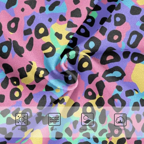 Wusikd Rainbow Girls' Underwear Cotton Leopard Print Girls Briefs Soft Toddler Underwear 2T3