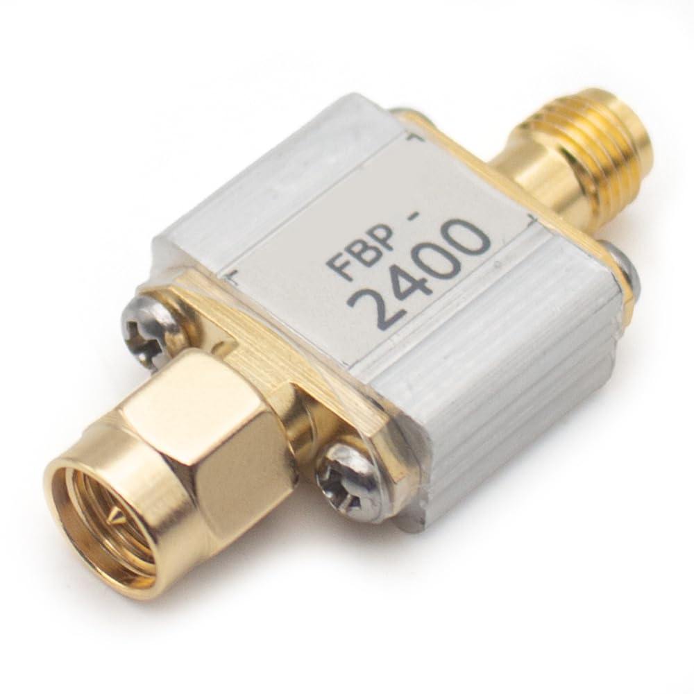 Filtro Passa-Banda 2.4GHz 2450MHz, per Anti-Interferenza WiFi/Bluetooth/Zigbee, Interfaccia SMA