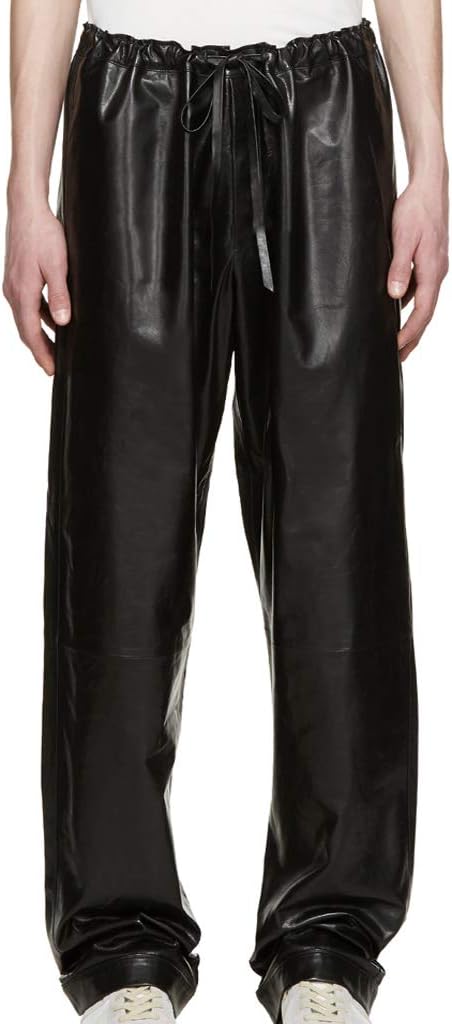 Koza Leathers Men's Leather Pant Trouser Genuine Lambskin Real Leather Casual Pant PM040
