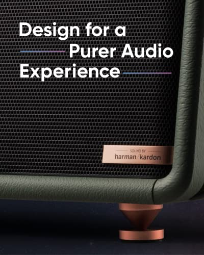 Nomvdic X300 Outdoor Portable Projector, 1080P Projector With Wifi And Bluetooth, Built In Battery & 16W Harman Kardon Speakers, 110" Big Screen Movie Projector For Outdoor Use, 3Hr Video Playtime #TOP6