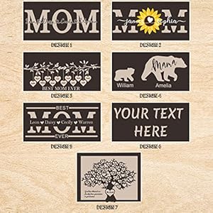 Custom Mother's Day Wood sign 3d Personalized Family Tree Rustic Wood Signs Customized Wood Family Name Signs for Home Decor Gift for Mom from Daughter Custom Mothers Day Wood sign 3d Personalized Family Tree Rustic Wood Signs Customized Wood Family Name Signs for Home Decor Gift for Mom from Daughter