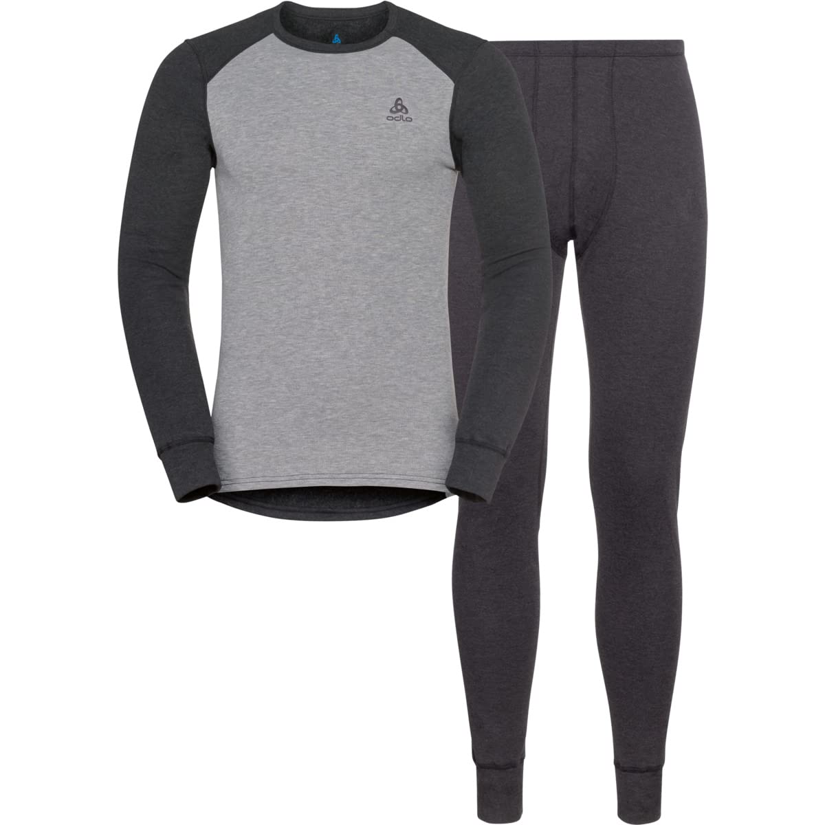 Odlo Active Warm Eco Men's Functional Underwear Set, dark grey melange - grey melange, S