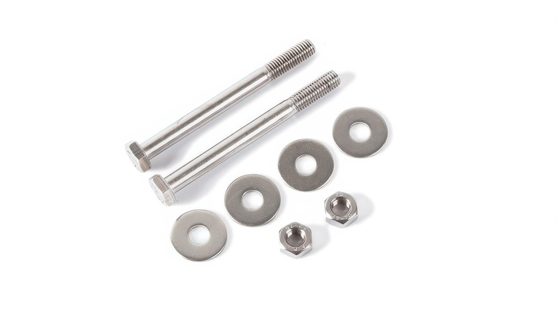 Edelstahl Durchgangsschrauben M10 x 110 mm für H-Pfostenträger – 10 Packungen à 2 Stk. inkl. Muttern & Unterlegscheiben, Sechskantbolzen für 9x9 Pfosten