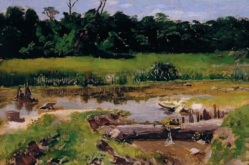 Tableau paysage fluvial Almeida Júnior impression d'art mural 60x90cm