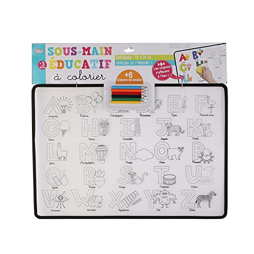Sous-main éducatif Alphabet à colorier 48x34cm Cover