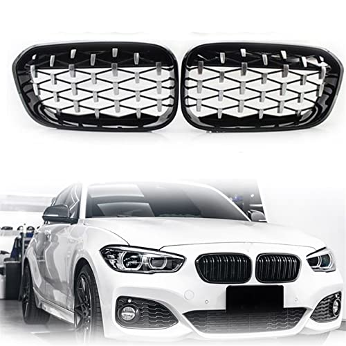 Calandre style diamant BMW F20 F21 finition haut de gamme noir brillant pour M140i