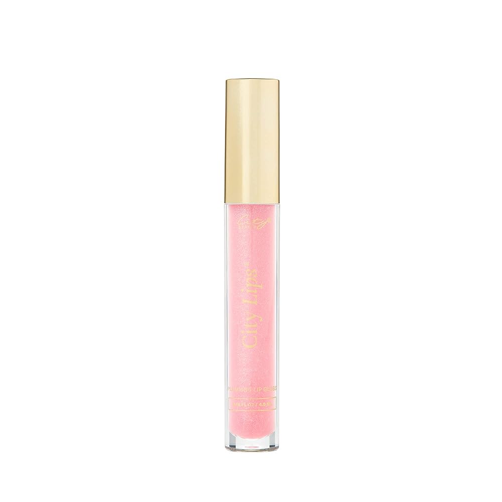 City Beauty City Lips Plumping Lip Gloss Tinsel Town - High-Shine Gloss for Fuller, Younger-Looking Lips | Hydrating & Smoothing Lip Treatment Hyaluronic Acid