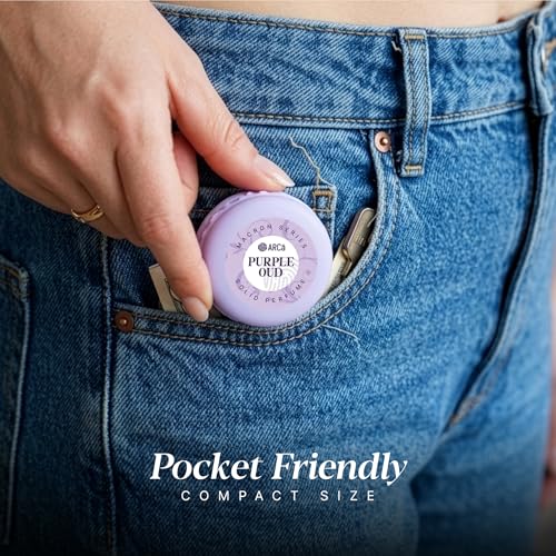 Image of ARCa Purple Oud Solid Perfume for Women | Alcohol Free Solid Perfume for Women | Perfume for Girls | Travel Friendly & Pocket Friendly Fragrance | Gift for Her