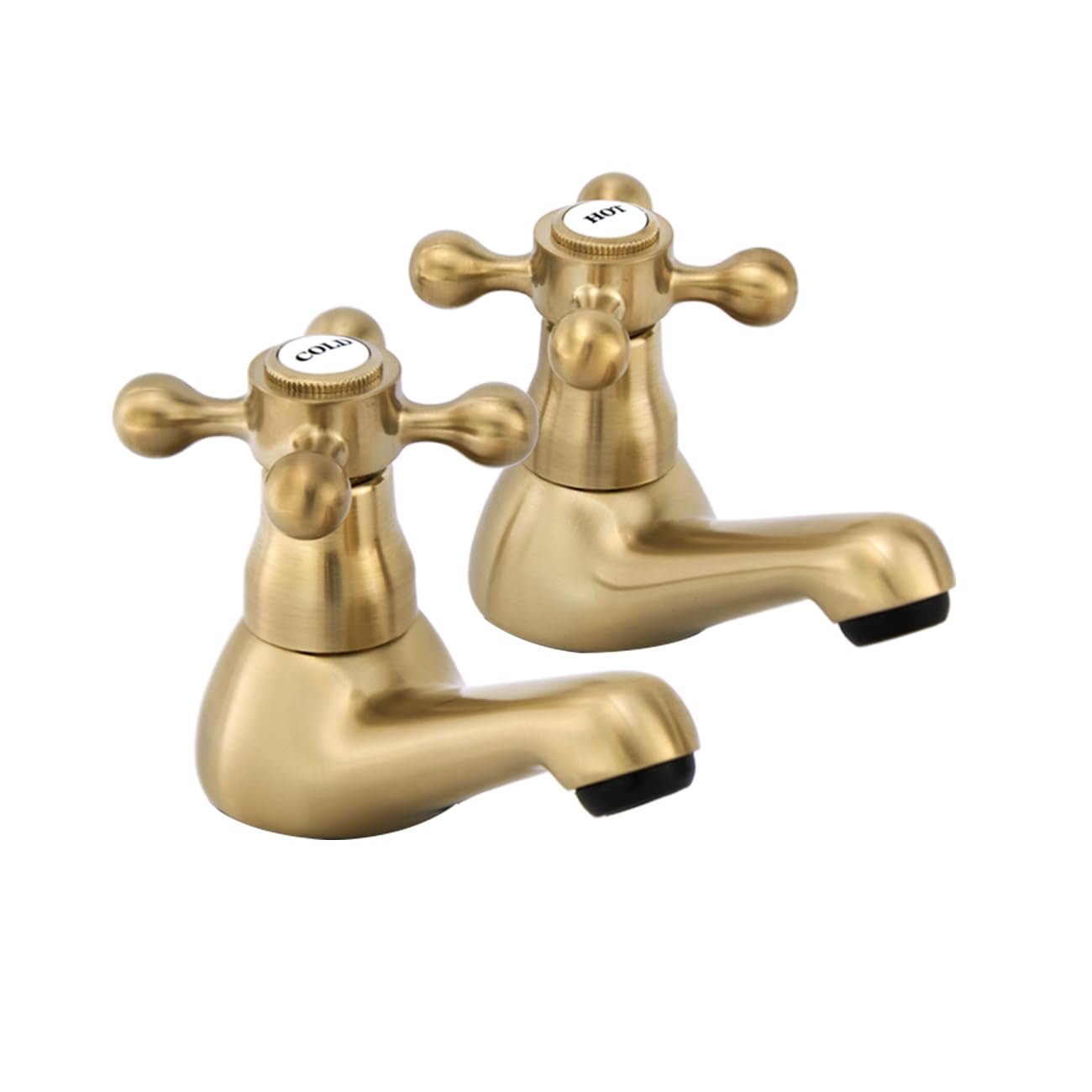 Gold Bath Taps Pair