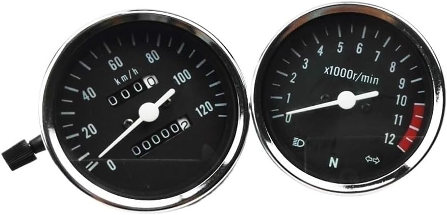 Motorcycle Speedometer Gauge Motorcycle Tachometer Tachometer for GN125 GN 125 Instrument Assembly Tachometer Tachometer Gauge Tachometer