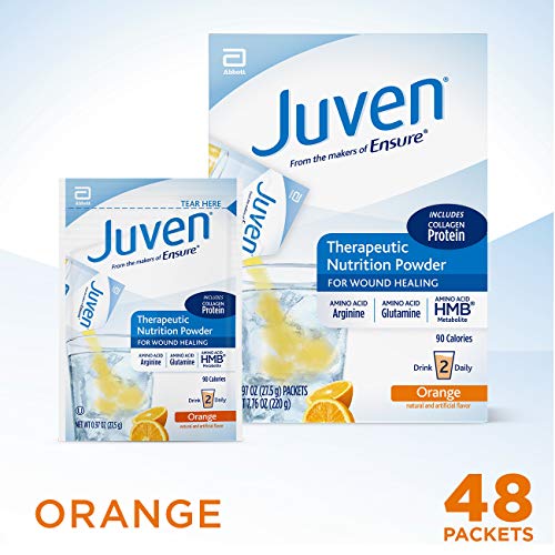 Juven Therapeutic Nutrition Drink Mix Powder for Wound Healing Includes Collagen Protein, Orange, 48 - //coolthings.us