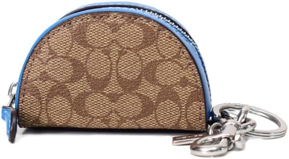 コーチ キーホルダー COACH コーティングキャンバス レザー