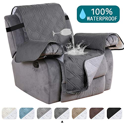 Turquoize 100% Waterproof Pet Furniture Covers for Recliners Chair Covers Dog Sofa Cover
