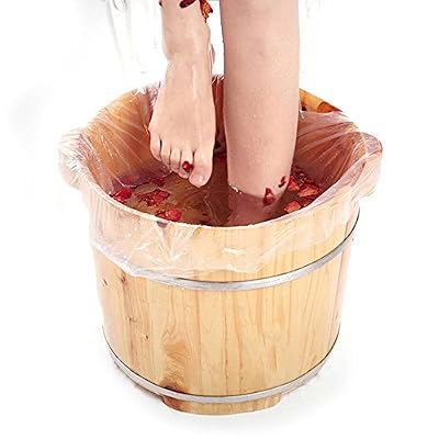 veicomtech 100 Foot Basin Liners for Ionic Detox Foot Tub, Large Feet Solk Bath Plastic Liners