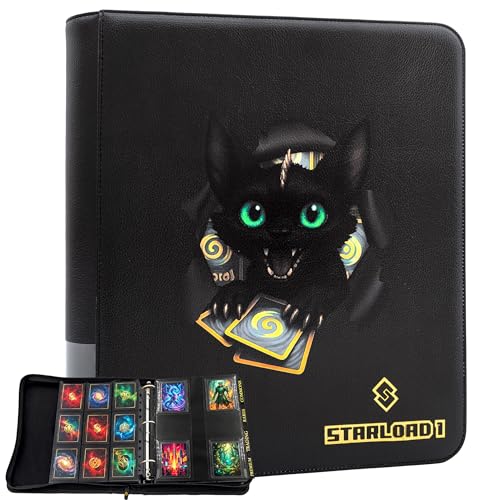 Classeur carte 562 pochettes — Espace toploader intégré — Intercalaires inclus pour tri rapide — Compatible cartes TCG, sleeves, double sleeves —...