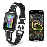 GPS Wireless Dog Fence System - Electric Training Collar with Free App for Dogs 15 Lbs+ (Black)