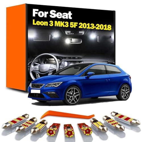 14��LED�ԓ��Ǐ��p�t�b�g�E�F�����C�g�L�b�g�ASeat Leon 3 MK3 5F 2013 2014 2015 2016 2017 2018�p