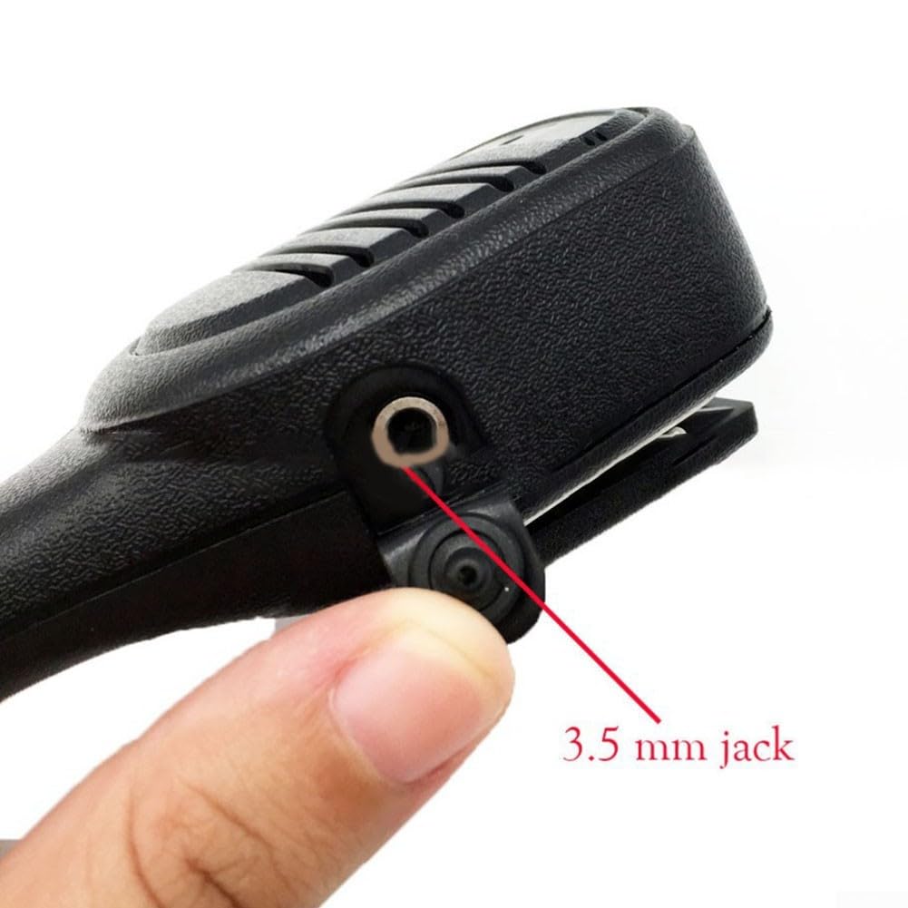 Microfono altoparlante portatile impermeabile per RT-880 RT-880G UV-98 Plus RT-817A Radio bidirezionale ABS Nero