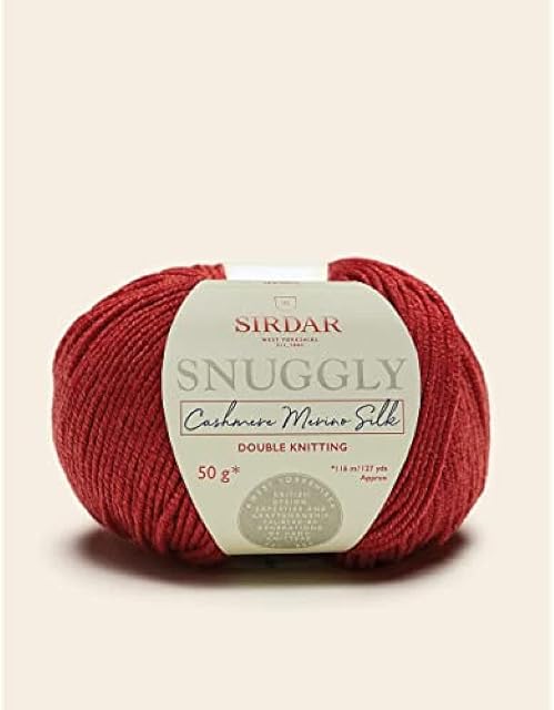 Sirdar Snuggly Cashmere Merino Silk DK Double Knitting, Red Riding Hood (310), 50g