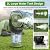 Portable Misting Fan with Remote, 2L Water Tank & 2 Spray Modes, 30000mAh Rechargeable Outdoor Cooling Fan, 4 Wind Speeds, 3 Timers, 120° Oscillation, RGB Lights & Flashlight for Camping Beach Patio