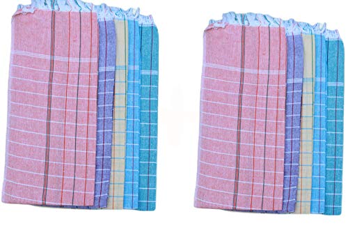 Multicolor Handkerchiefs Mens Formal Cotton Daily Use Cotton Hank...