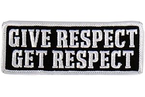 Hot Leathers Give Respect Embroidered Patch - Multicolor