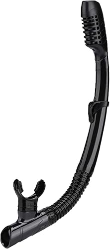 Esnórquel seco para buceo fácil de respirar, buceo, natación, con válvula seca superior y boquilla de silicona de grado alimenticio para adultos y