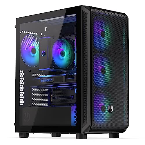 Verre trempé et finition haut de gamme pour le boîtier PC ENDORFY Arx 500 ARGB de haute qualité