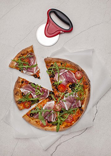 Microplane Red Pizza Cutter With Removable Blade - Effortlessly Cut Through Pizza With Precision And Ease - Easy-To-Clean Design For Quick And Convenient Use #TOP4