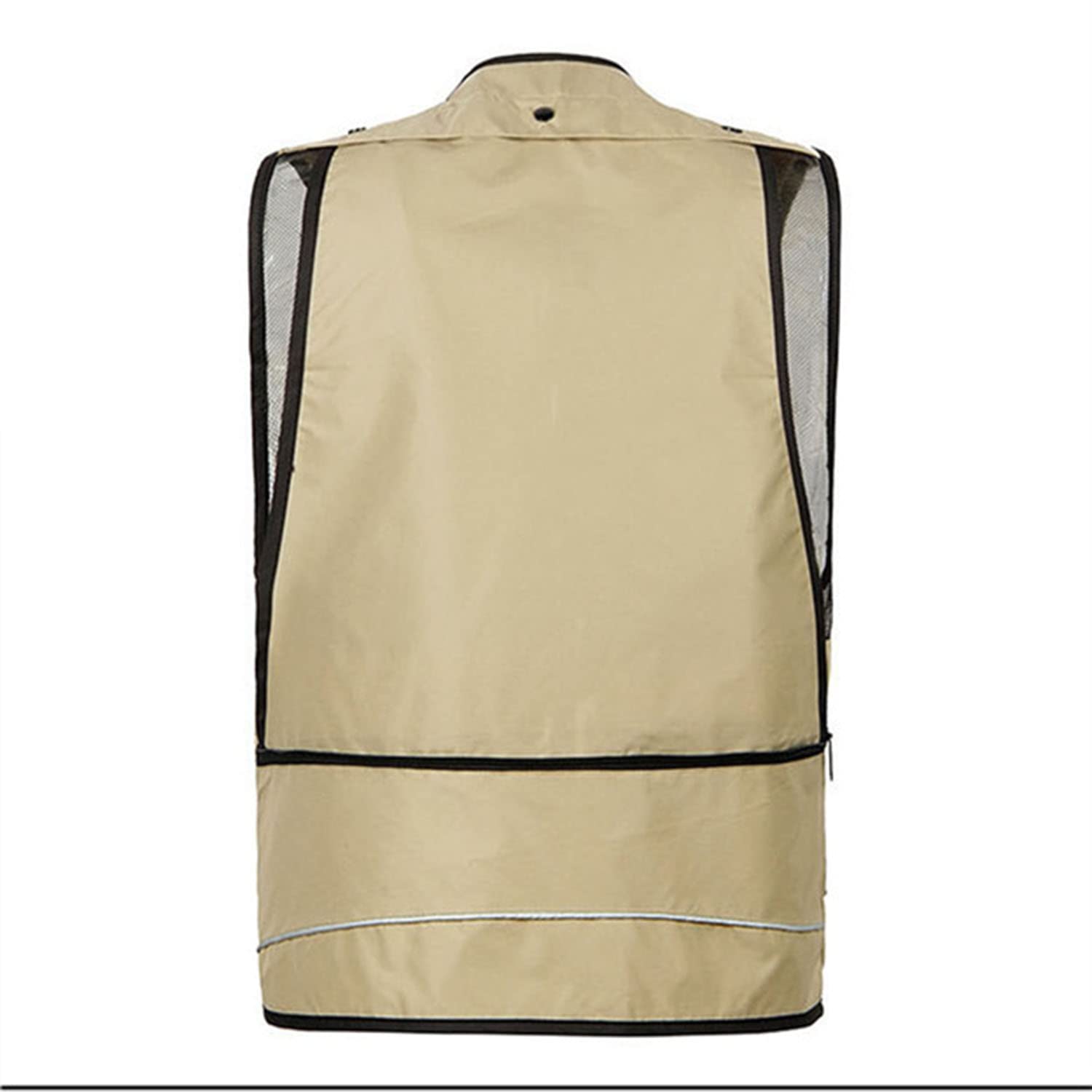 Chaleco para Hombre Chaleco Multibolsillo para Exteriores Chaleco Transpirable De Malla Chaqueta Multifuncional para Pesca Fotografía Viaje