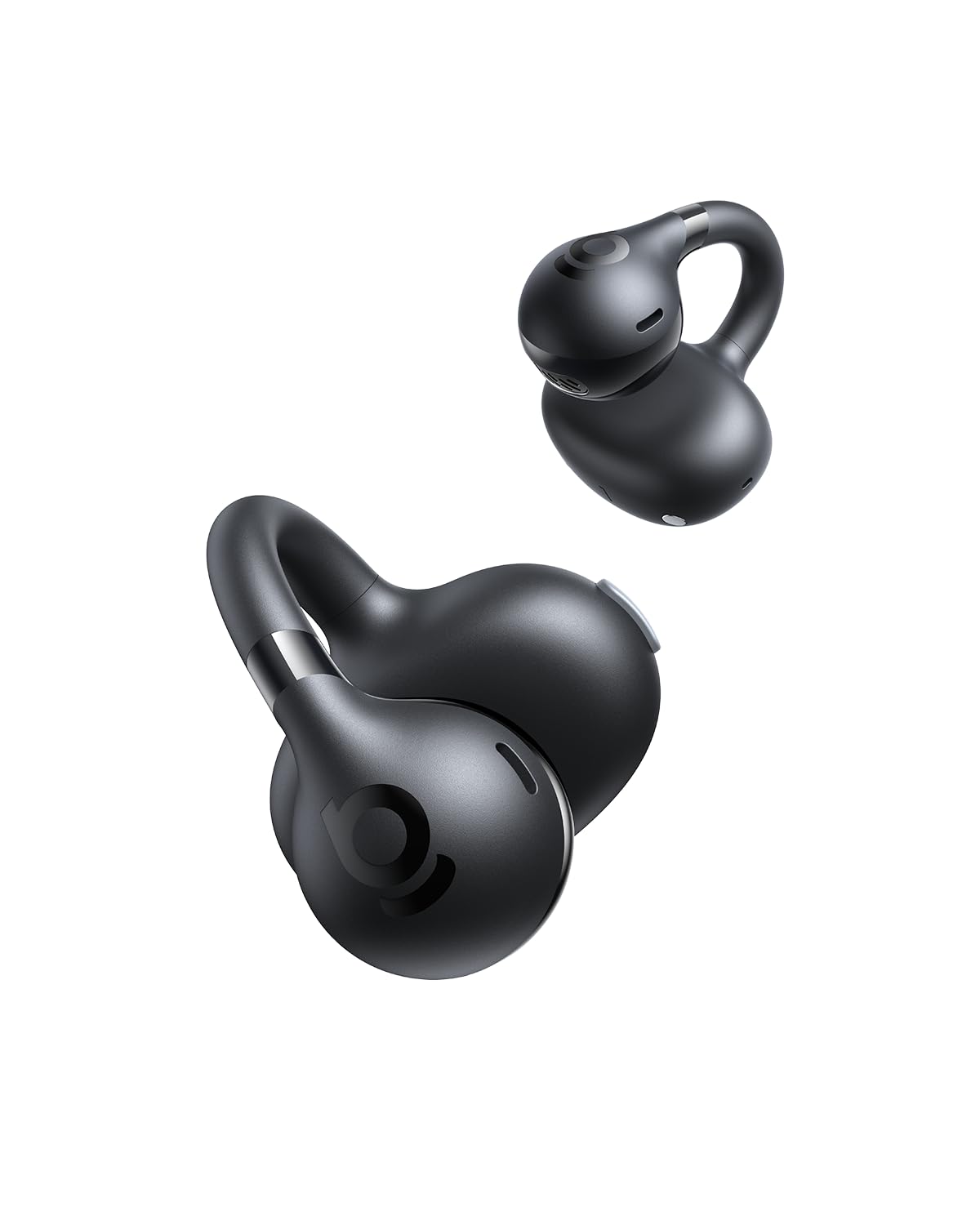 Baseus BC1 Open Ear słuchawki, klips na uszy z imponującym dźwiękiem, adaptacyjne wzmocnienie basów, Bluetooth 6.0, redukcja szumów podczas rozmów, IP55, akumulator 38H, lekkie Buds - Interstellar