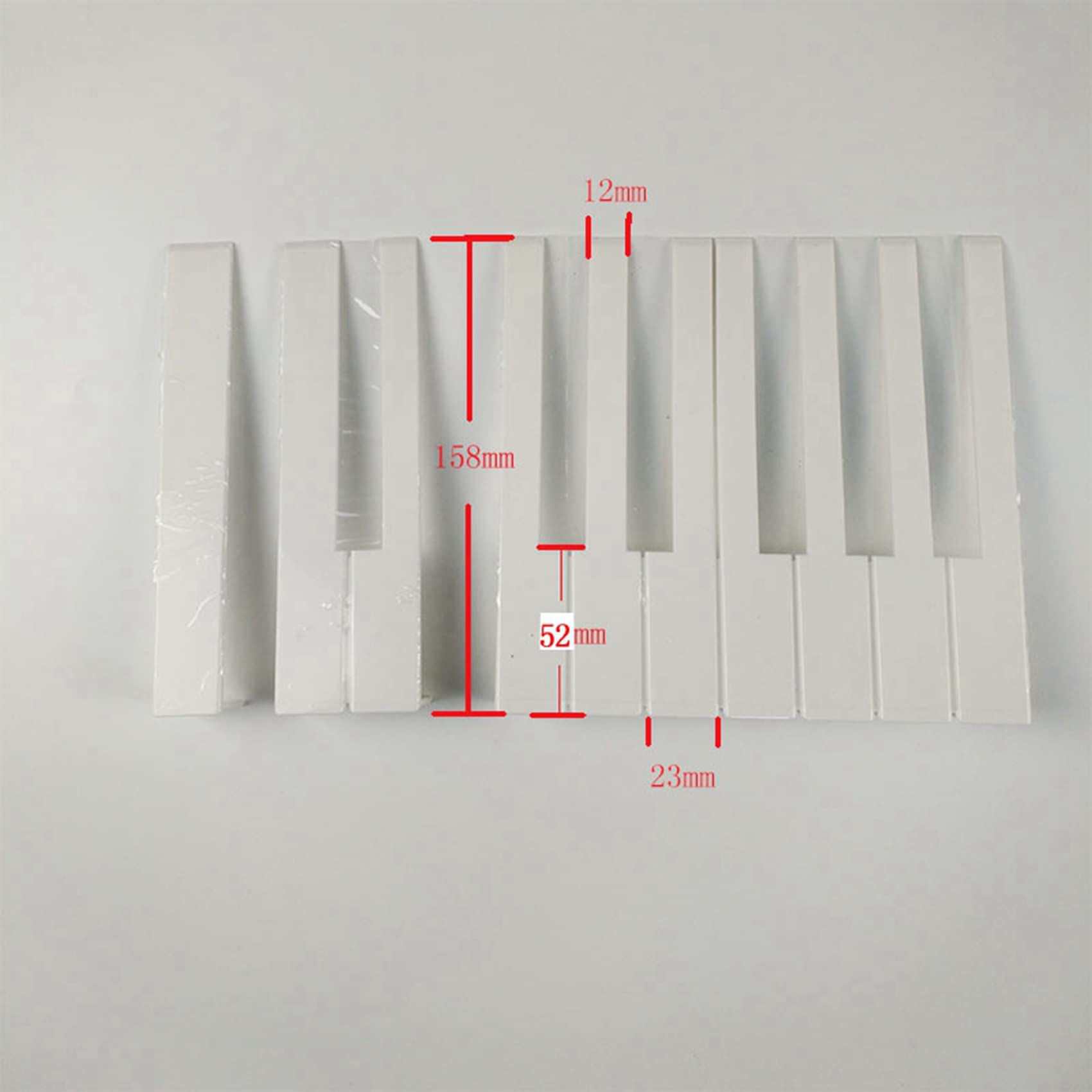156 Piezas/Lote Accesorios de Piano Piezas de Reparación de Teclado de Piano para Piano (5,1 mm)