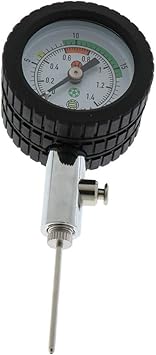 Amazon ボール 空気圧計 エア圧力計 サッカー バレーボール バスケットボール 軽量 エアゲージ Cuticate 空気入れ 空気針