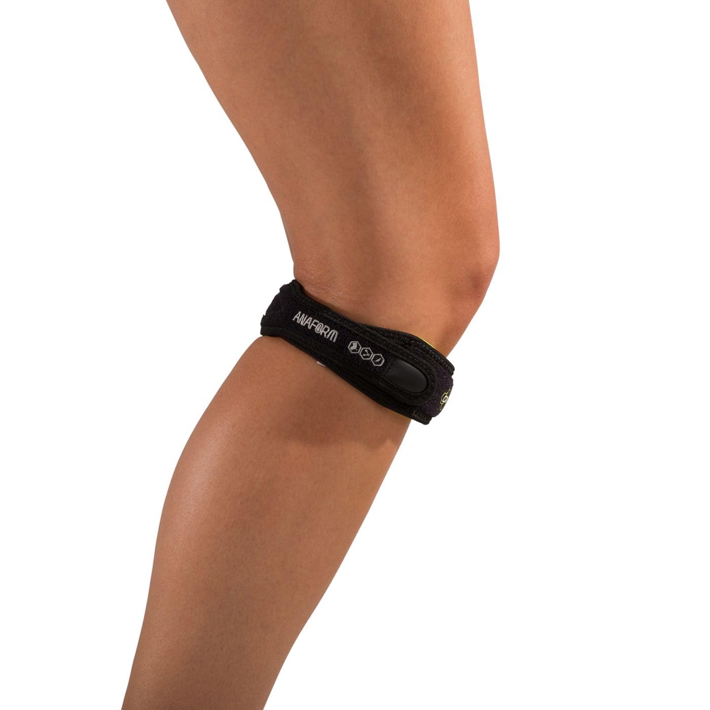DonJoy Performance ANAFORM PinPoint Knee Strap – Jumper’s Knee Band / Patella Tendonitis, Osgood-Schlatters – Support for Volleyball, Basketball, Stairs, Soccer