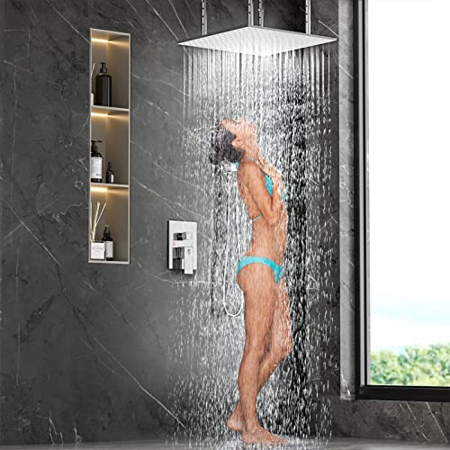 20-Inch-Extra-Large-Full-Body-Shower-System-Bathroom-Luxury-Rain-Mixer-Shower-Combo-Set-Ceiling-Mounted-Rainfall-Shower-Head-Faucet-Polished-Chrome-Contain-Shower-Faucet-Rough-In-Valve-Body-and-Trim 20 Inch Extra Large Full Body Shower System Bathroom Luxury Rain Mixer Shower Combo Set Ceiling Mounted Rainfall Shower Head Faucet Polished Chrome Contain Shower Faucet Rough In Valve Body and Trim