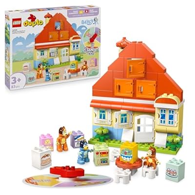 LEGO Duplo Bluey Casa Familiar de Bluey con Juego de Memoria - Juguete Interactivo Infantil 2 en 1 - Juego de Mesa -3 Figuras y Ventanas Que Se Abren - Regalo para Niñas y Niños de 3+ Años 10459 | Ya disponible en tu tienda friki favorita! En mundofriki.es!