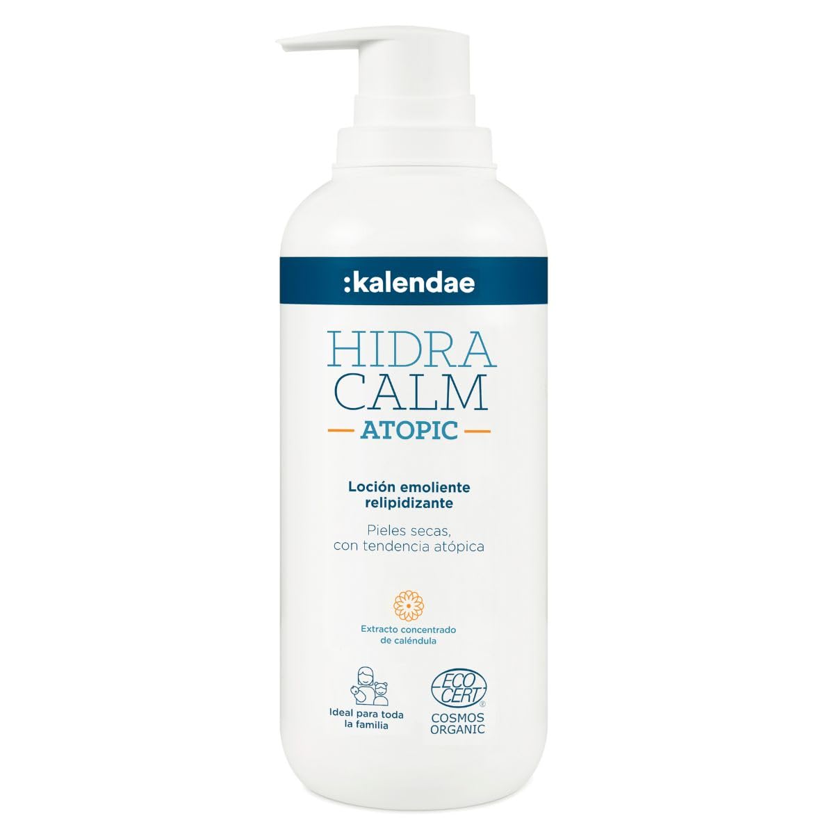 kalendae HidraCalm Atopic 400 ml BIO - Crema Hidratante Corporal para Piel Atopica. Crema piel Atopica. COSMOS - Organic