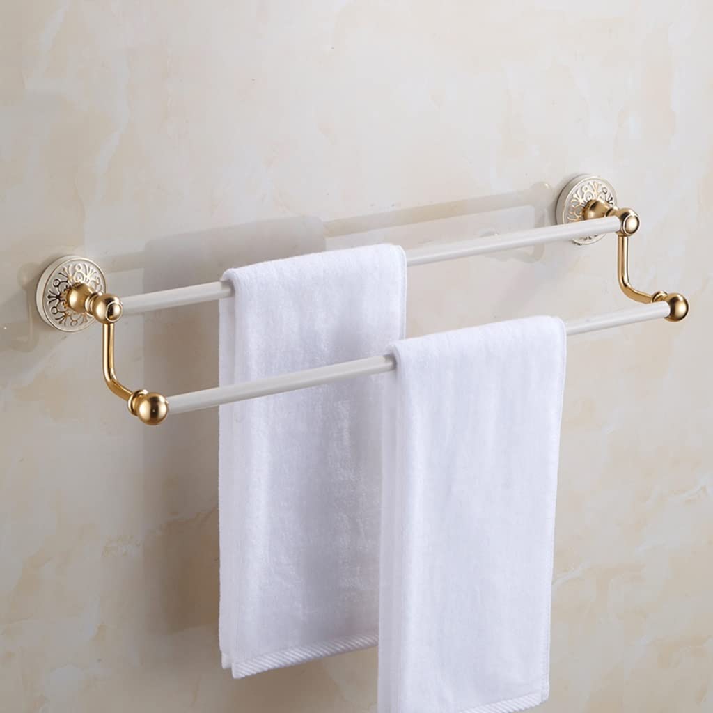 Porte-serviettes de salle de bain double barre la solution contre l'humidité