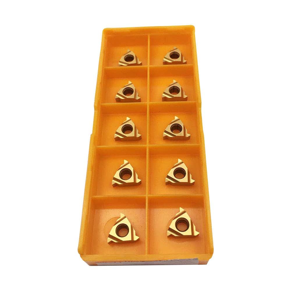 GBJ 22pcs 3/8" Lathe Threading Tool External/Internal Threading Holder SNR 0010K11 Threading Holder with 11IR AG60 +10 Pcs M2.5 * 6 Screws Internal Thread Holder
