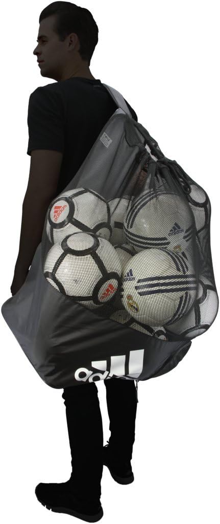adidas Stadium Ball Bag, Black/White, One Size