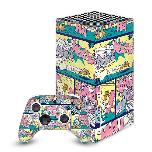 Skin Tom and Jerry Xbox Series X autocollant console et manette Head Case Designs